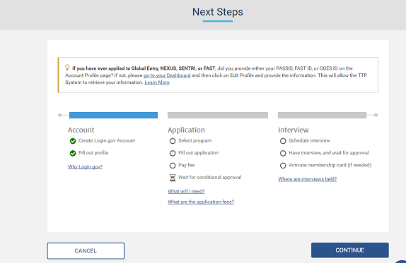 Nexus Card Activation