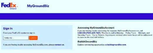 MyGroundBiz Login