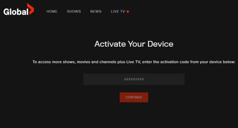 watch.globaltv.com/activate – Activate Global TV for streaming devices